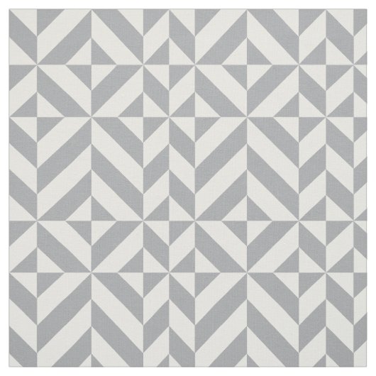 Warmes graues geometrisches Deko Cube Muster Stoff (Muster)