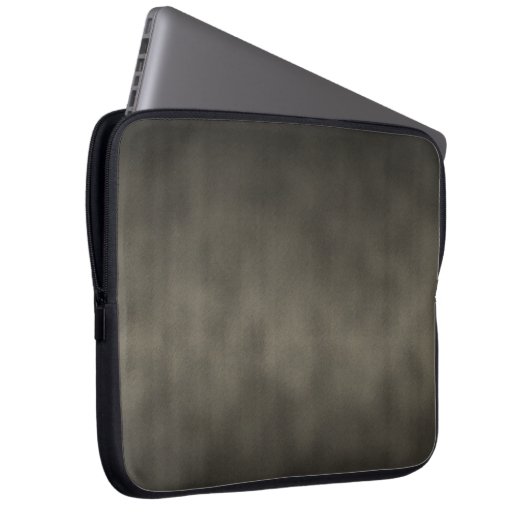 Warmes Gray Goth Ombre Hintergrundkunst Laptopschutzhülle (Vorne Rechts)