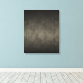 Warmes Gray Goth Ombre Hintergrundkunst Leinwanddruck (Insitu (Holzboden))