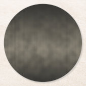Warmes Gray Goth Ombre Hintergrundkunst Runder Pappuntersetzer (Vorderseite)