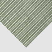 Warmes, grünes Streifen Muster Seidenpapier (Ausschnitt)