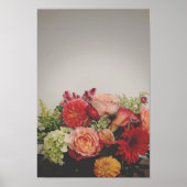 Warmes Herbst Bouquet Design Poster (Vorne)