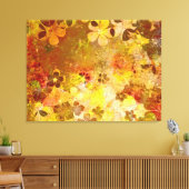 Warmes Herbstgemälde abstrakt Leinwanddruck (Insitu (Wohnzimmer))
