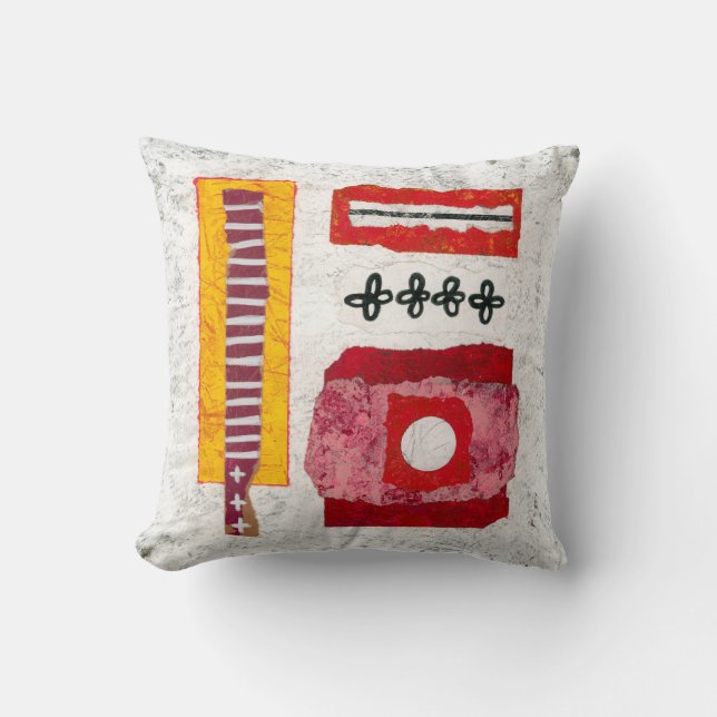 Warmes In Here Throw Kissen - Abstrakte Kunst (Vorderseite)