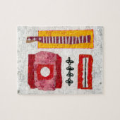 Warmes In Hier Jigsaw Puzzle - Abstrakte Kunst (Horizontal)