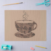 Warmes Kaffeehaus Essence Seidenpapier (Basteln)