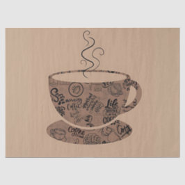 Warmes Kaffeehaus Essence Seidenpapier