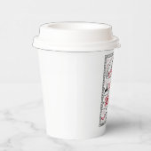 warmes Kakao, das hier serviert wird Weihnachts-Pa Pappbecher (Rechts)