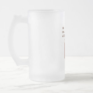 Warmes Kakao-Wetter Mattglas Bierglas