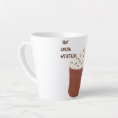 Warmes Kakao-Wetter Milchtasse (Linke Ecke)