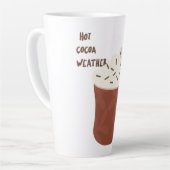 Warmes Kakao-Wetter Milchtasse (Linke Ecke)