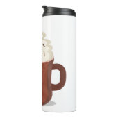 Warmes Kakao-Wetter Thermosbecher (Nach rechts gedreht)