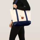 Warmes Kakao-Wetter Tragetasche (Vorderseite (Produkt))