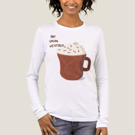 Warmes Kakao-Wetter Tri-Blend Shirt