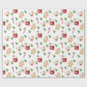 Warmes Kakaoboldpapier Geschenkpapier (Flach)