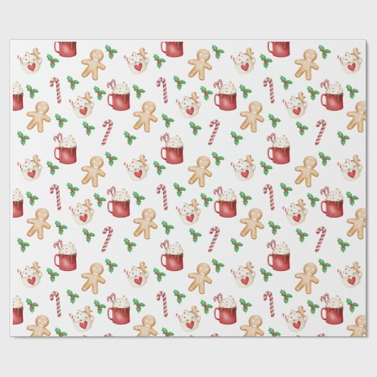 Warmes Kakaoboldpapier Geschenkpapier (Flach)