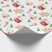 Warmes Kakaoboldpapier Geschenkpapier (Ecke)