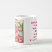 Warmes Kätzchen in einer Blanket individuell anpas Kaffeetasse (Mittel)