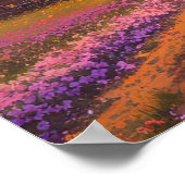 Warmes Licht des Sonnenuntergangs Poster (Ecke)