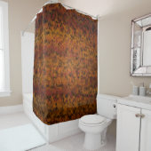 Warmes Mosaikdesign Duschvorhang (Beispiel)