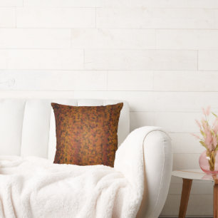 Warmes Mosaikdesign Kissen
