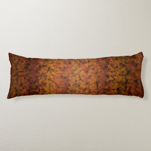Warmes Mosaikdesign Seitenschläferkissen (Vorderseite)