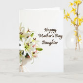 Warmes Muttertags-Karten-Textscript Karte (Gelbe Blume)
