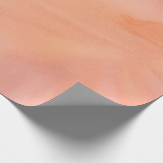 Warmes orangefarbenes Packpapier (Ecke)