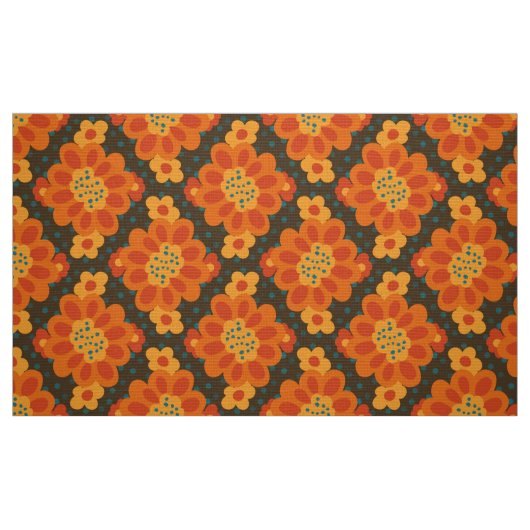 Warmes Retro-Farbstoff Vintag nahtlos Gewebe Stoff (Fat Quarter (45,7 x 55,9 cm))