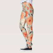 Warmes Retro-Muster Leggings (Links)
