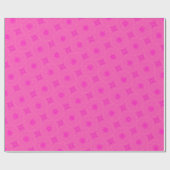 Warmes rosa Kreismuster Geschenkpapier (Flach)