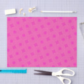 Warmes rosa Kreismuster Seidenpapier (Handwerk)