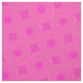 Warmes rosa Kreismuster Stoff (Muster)