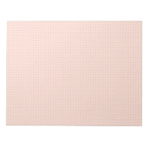 Warmes rosa Punktgitter Notepad