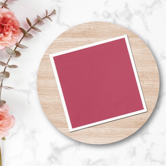 Warmes Rosa Serviette