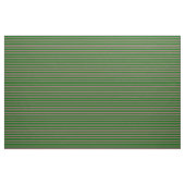 Warmes rosa und dunkelgrünes Muster Stoff (Yard (91,4 cm))