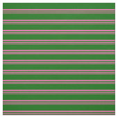 Warmes rosa und dunkelgrünes Muster Stoff (Muster)