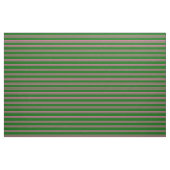 Warmes rosa und dunkelgrünes Muster Stoff (Fat Quarter (45,7 x 55,9 cm))