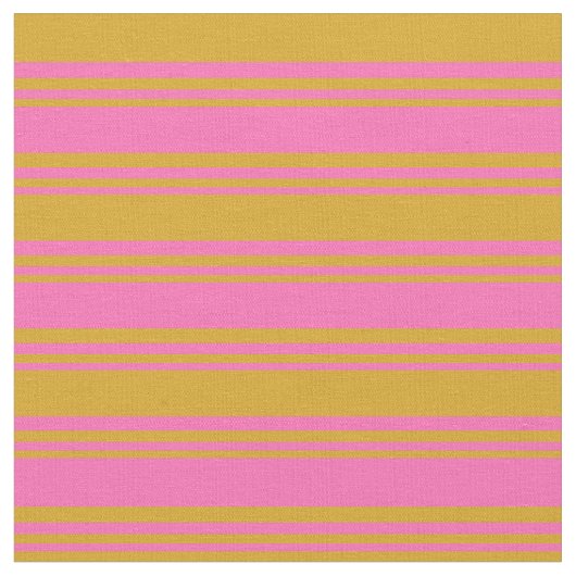 Warmes rosa und goldenes Muster Stoff (Nahaufnahme)
