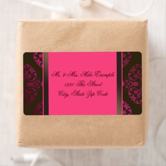 Warmes Rosa und Schokoladenbraun (Insitu)