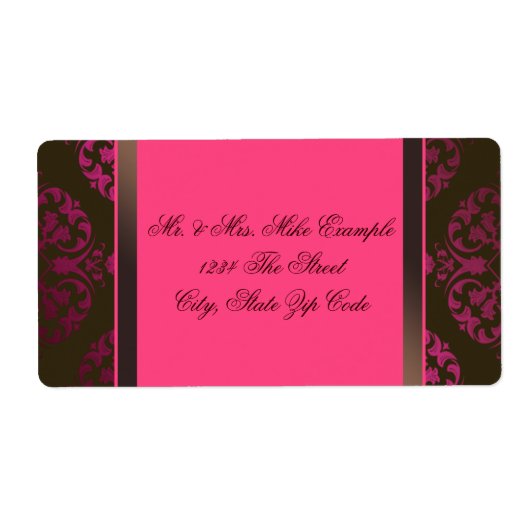 Warmes Rosa und Schokoladenbraun (Vorne)