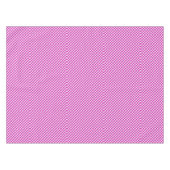 Warmes Rosa und weißes Gingham geprüft Tischdecke (Vorderseite (Horizontal))