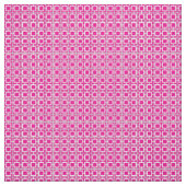 Warmes rosa und weißes Gittermuster Stoff (Muster)