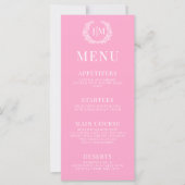 Warmes rosa weißes Blumenstrauß elegantes Hochzeit (Vorderseite)