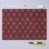 Warmes Rot Chic Imitate Velvet Seidenpapier (Handwerk)