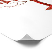 Warmes Rotes Meer Korallenriff nr.4 Strandwall Art Poster (Ecke)