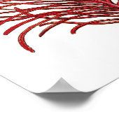 Warmes Rotes Meer Korallenriff nr.8 Strandwall Art Poster (Ecke)