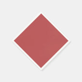 Warmes rotes Papier Napkins Serviette (Ecke)