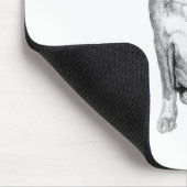 Warmes ruhiges Licht Mousepad (Ecke)