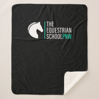 Warmes Sherpa-Blanket - weißes Logo Sherpadecke